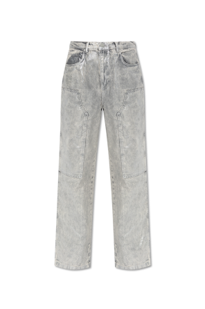the ＪＥＡＮＳ Navy blue Jeans with slit on the legs Gucci - Vitkac Italy